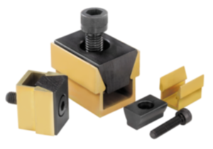 Wedge clamps with aluminium channel Wedge clamps with aluminium channel