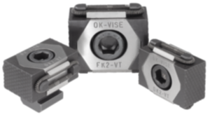 Wedge clamps, jaw faces serrated Wedge clamps, jaw faces serrated