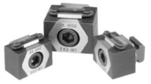 Wedge clamps double wedge, jaw faces serrated Wedge clamps double wedge, jaw faces serrated