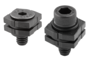 Wedge clamps, steel, with wedge faces Wedge clamps, steel, with wedge faces