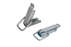 Upínací uzávěry z oceli nebo nerezové oceli, s upínacím úchytem do 2000 N, skryté otvory pro přišroubování Upínací uzávěry z oceli nebo nerezové oceli, s upínacím úchytem do 2000 N, skryté otvory pro přišroubování