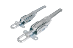 Upínací uzávěry ocelové s upínacím držákem do 30500 N, nastavitelné, boční otvory pro šrouby, odolné provedení. Upínací uzávěry ocelové s upínacím držákem do 30500 N, nastavitelné, boční otvory pro šrouby, odolné provedení.