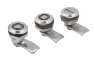 Západkové uzávěry z nerezové oceli, kompaktní, průměr pouzdra 20 mm Západkové uzávěry z nerezové oceli, kompaktní, průměr pouzdra 20 mm