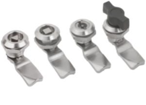 Západkové uzávěry, z nerezové oceli 1.4404, malé provedení, průměr pouzdra 28 mm Západkové uzávěry, z nerezové oceli 1.4404, malé provedení, průměr pouzdra 28 mm
