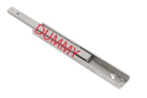 Teleskopická lišta z nerezové oceli pro boční montáž, částečné rozšíření na obou stranách, nosnost až 18 kg. Teleskopická lišta z nerezové oceli pro boční montáž, částečné rozšíření na obou stranách, nosnost až 18 kg.