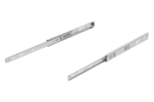 Teleskopické lišty, ocelové pro boční montáž, částečné vysunutí, nosnost do 50 kg Teleskopické lišty, ocelové pro boční montáž, částečné vysunutí, nosnost do 50 kg