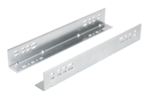 Montážní úhelník z oceli, pro teleskopické lišty Montážní úhelník z oceli, pro teleskopické lišty