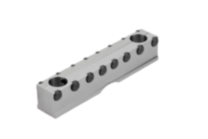 Jaw plates with pins for centre jaw Jaw plates with pins for centre jaw