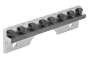 Combination jaw plates smooth and with pins Combination jaw plates smooth and with pins