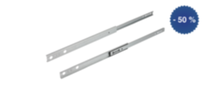 Telescopic slides, partial extension, loading up to 15 kg Telescopic slides, partial extension, loading up to 15 kg