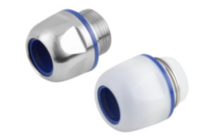 Kabelová šroubení z nerezové oceli nebo plast v Hygienic DESIGN Kabelová šroubení z nerezové oceli nebo plast v Hygienic DESIGN